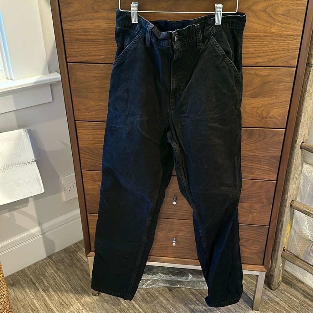 Carhartt single knee corduroy carpenter pants size 28x32